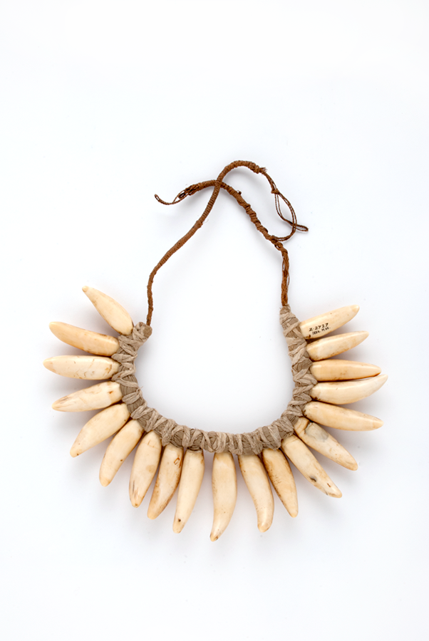 Necklace of whales teeth