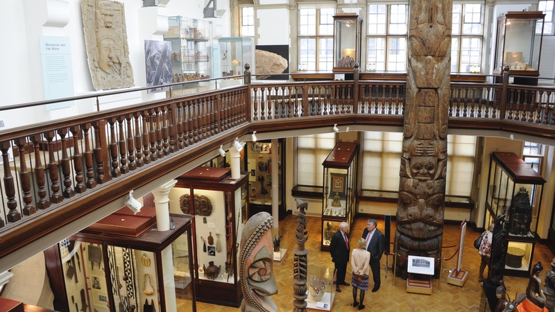 A view of the Maudslay Gallery from the Andrews Gallery