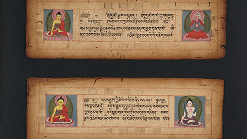 Illuminated manuscript edition of the Aryaparimitayurjnananamamahayanasutra