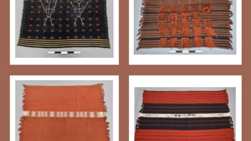 Four body clothes in shades of orange and black.