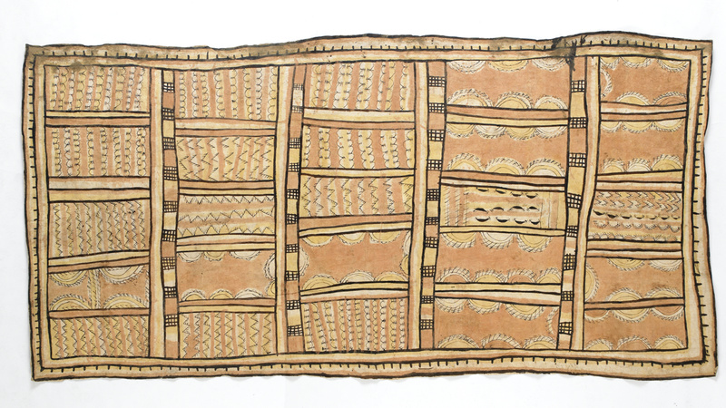 A colourful barkcloth