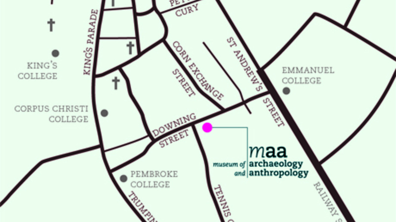 A map depicting the location of MAA