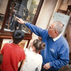 Colour photograph of people visiting MAA