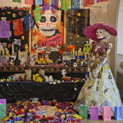 A Mexican Day of the Dead altar in the Museum, 2019